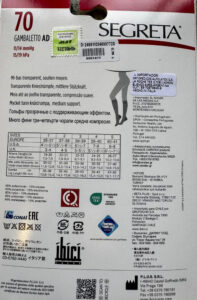 Medias 3/4 Compresion 11-14mmhg Descanso Ibici Segreta 70 - Imagen 47