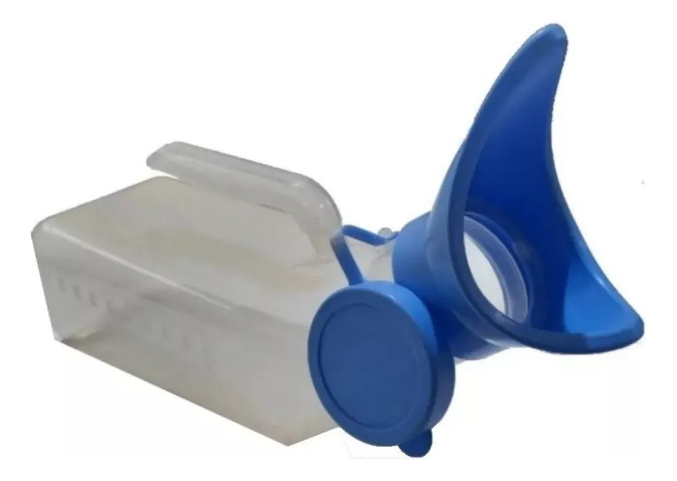 Orinal Papagayo Dual Femenino Masculino Adaptador Tapa Orina