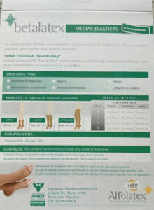 Medias Elasticas Cortas Alta Compresion S/ Puntera Betalatex - Imagen 31