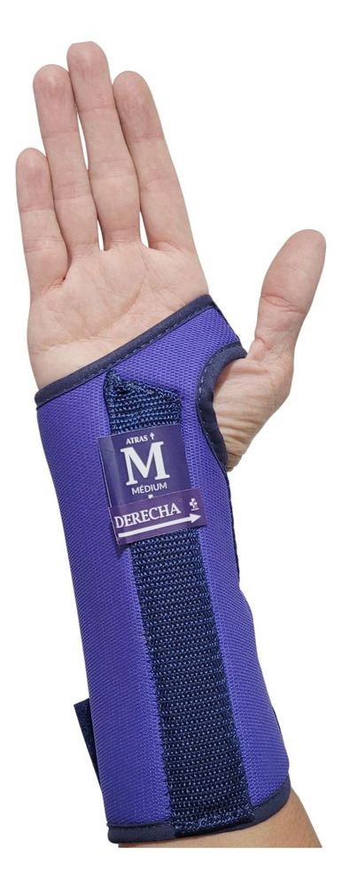 Inmovilizador De Muñeca Tela Bondeada Muñequera Ferula Corta