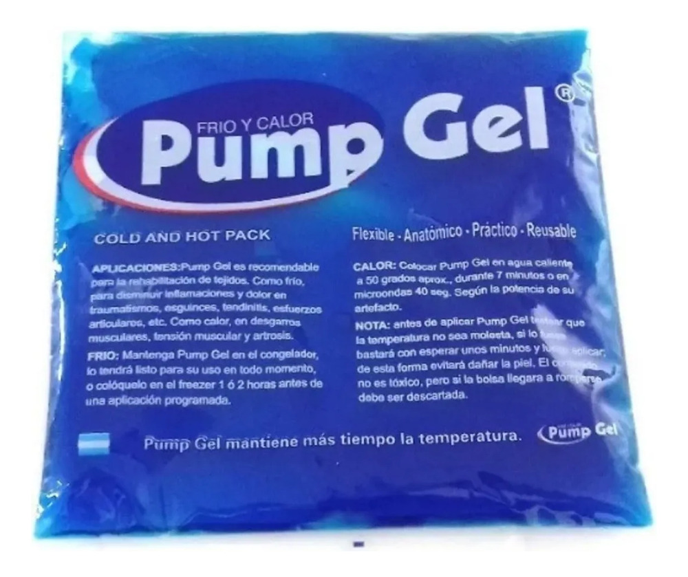 Almohadilla Gel Frio Calor Multiuso Largo Lesiones Golpes