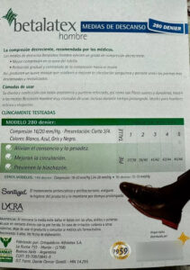 Media De Descanso Compresion Hombre 16-20 280 Italiana - Imagen 24