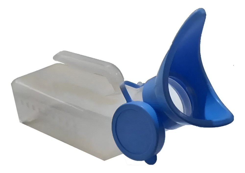 Orinal Papagayo Dual Femenino Masculino Adaptador Tapa Orina