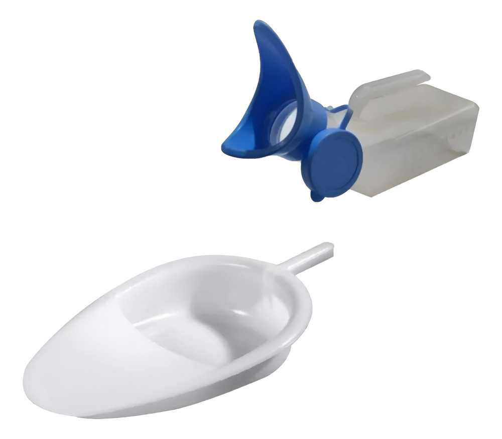 Chata Plástica + Orinal Papagayo Unisex Higiene Baño Lavable