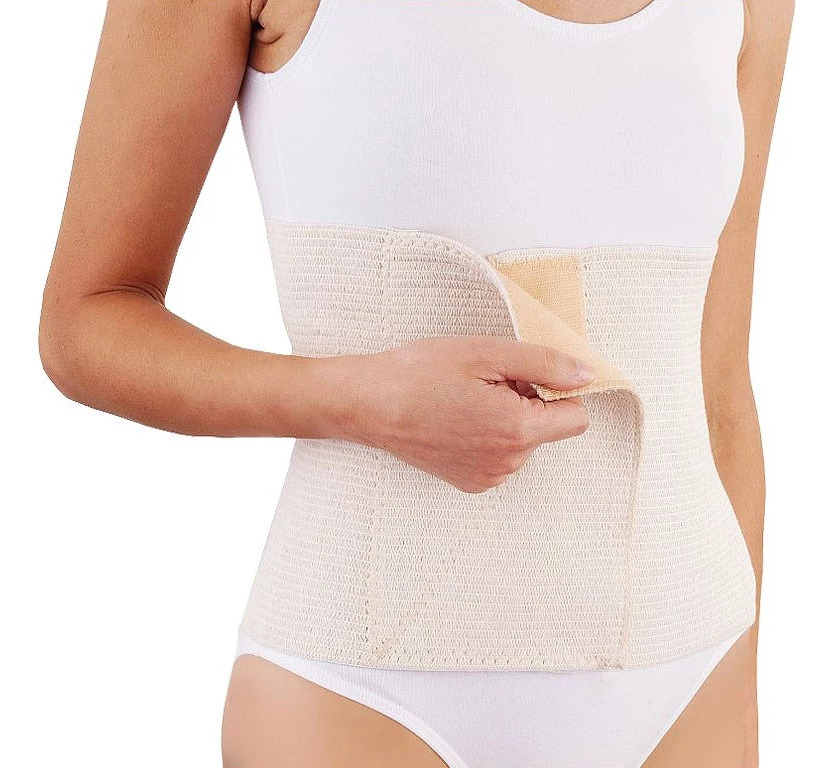 Faja Elástica Lumbar Abdominal Post Operatoria 28 Cm
