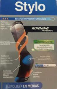 Media Running Profesional Compresion Alto Rendimiento Stylo - Imagen 10