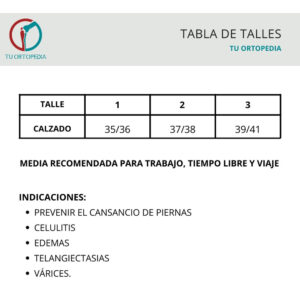 Medias Compresion 8-15 Mujer Algodón 3/4 Casual Lauda Socks - Imagen 10