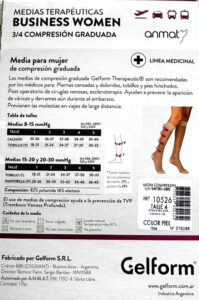 Medias 3/4 Mujer Gelform Compresion 20-30 Mmhg Sin Puntera - Imagen 22