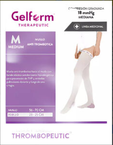 Medias Compresión Antiembolicas/antitrombosis Gelform 18mmhg - Imagen 8