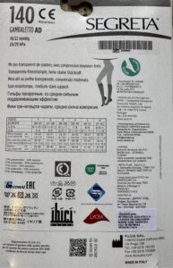 Medias Compresion 3/4 18-22mmhg Descanso Ibici Segreta 140 - Imagen 102