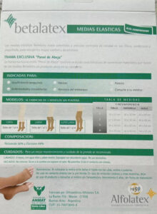 Medias Elasticas Cortas Alta Compresion Betalatex S/ Puntera - Imagen 14